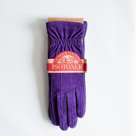 isotoner Accessories - Suede Violet Isotoner Outback Country Gloves New isotoner Accessories - Suede Violet Isotoner Outback Country Gloves New